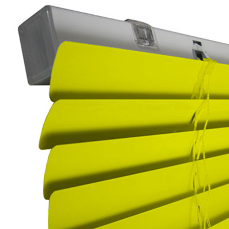 Горизонтальные жалюзи желтые